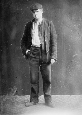 Jack London, in his second-hand clothing 