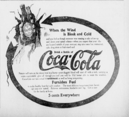 Well, no-duh that Coca-Cola is marketed to the weary and despondent and people with mental exhaustion--it used to contain cocaine (which was legal) 