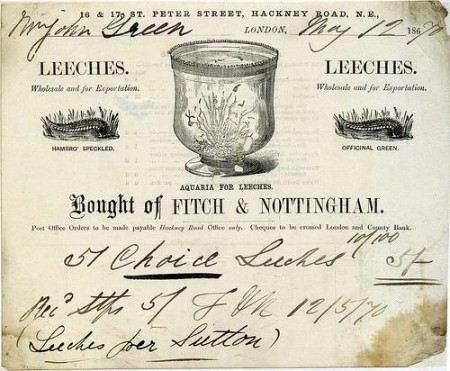 Leeches_Reciept_London_1870