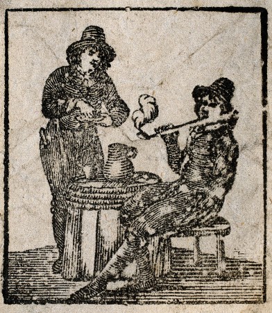 Two_17th_century_gentlemen,_possibly_Cavaliers,_smoking_a_pi_Wellcome_V0019138